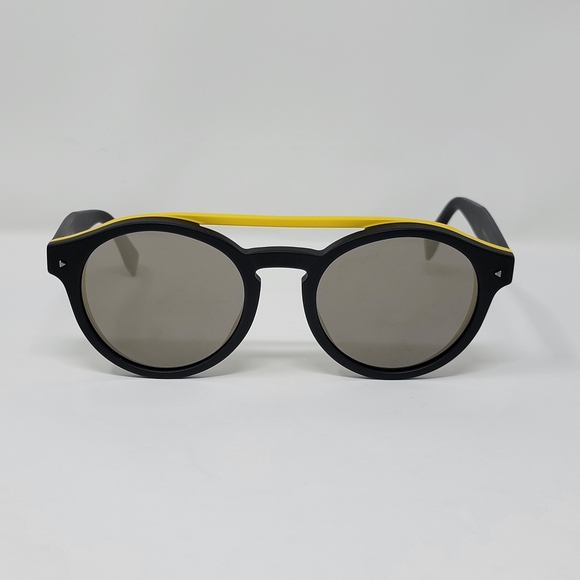 FENDI Monster Matte Gray/Yellow Sunglasses - Picture 13 of 13